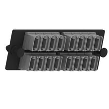 16 Port Opticom MPO Fiber Optic Adapter Panel FAP Horizontal FAPH1612CGMPO