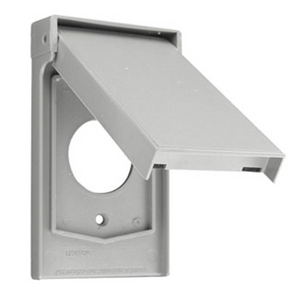 Locking Weather-Resistant Wallplate 4980-GY