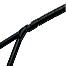 100' Black Polypropylene Spiral Wrap T100P-C0