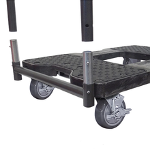 Snap-Loc Industrial Strength E-Track Panel Cart Black Dolly SL1500PC4B