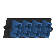 4 Port Opticom SC Fiber Optic Adapter Panel Duplex OS1/0S2 FAP4WBUDSCZ