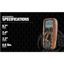 TechnicianPro Auto Range TrueRms Multimeter 14070T (Pack of 3)
