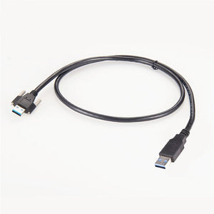 Screw Lock USB 3.0 Type A to Type A Male 24/28 AWG Cable PCM-CLC-12