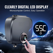 Calentador de agua instantáneo digital compacto 24/7 para lavabo y ducha KFU70