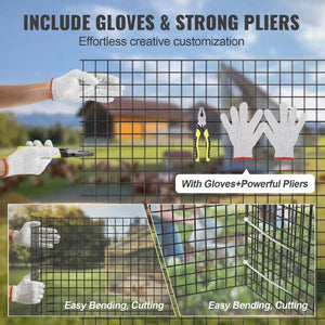 48 Inch x 100 Ft 19 Gauge Chicken Wire Fence Roll Galvanized Wire Mesh Roll for Chicken Coop Barrier Hardware Cloth SS19121248100