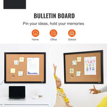 36x24 In Bulletin Board with MDF Sticker Frame Vision Board for Officeand School