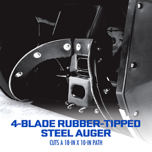 18 Inch 15A Electric Walk-Behind Single-Stage Snow Blower with Headlight