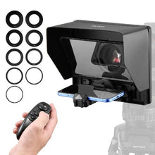 10-Inch Aluminum Teleprompter for YouTube Twitch Zoom & Live Streaming