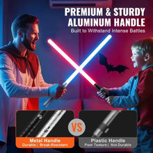 2-Pack Light-Up RGB Sword Toys with Sound Effects for Kids