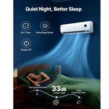 18000 BTU Mini Split AC & Heater 19 SEER2 Inverter 230V Quiet Energy-Efficient System for Up to 1250 Sq. Ft.