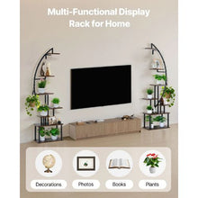 65.5in 7-Tier Plant Stand with Grow Lights Metal Indoor Plant Shelf with Timer & Adjustable Brightness