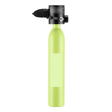 0.5L Mini Scuba Tank Portable Diving Cylinder with Refill Adapter Reusable Emergency Pony Bottle for Snorkeling