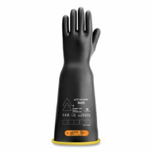 18" Length 9.5Size RIG Electrical Insulating Class 4 Gloves Black 012-RIG418YBCC095