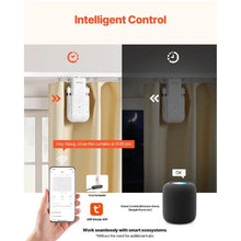 Smart Curtain Opener App & Remote Hub Included Alexa/Google Compatible U/I Rails