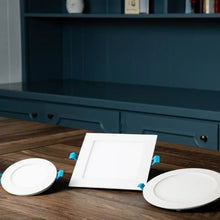 10 Watt Commercial LED Equivalent 4" Slim Recessed Downlight with Junction Box DLC4S-10W205se