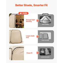 Sun Shade Sail Canopy Covers 5.51 x 4.23 ft 300D Oxford Fabric (Pack of 3) Beige