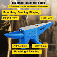 110 lbs  Single Horn Anvil Cast Steel for Bending and Shaping SA110