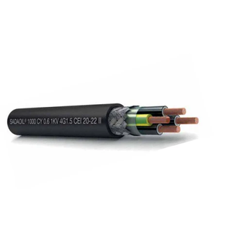 4G95 Flexible Bare Copper Command and Control Multicore Cable Shielded CY PVC 600/1000V