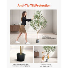 5 ft Artificial Olive Tree with Black Pot Natural Wood Trunk & Realistic Green Leaves and Fruits  for Home Office Living Room