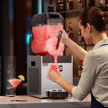"12L Commercial Slushy Machine - 48 Cups Stainless Steel Margarita & Smoothie Maker for Home, Party, Restaurants, and Bars"