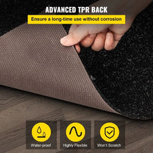 Black Indoor and Outdoor Marine Carpeting Marine Grade Boat Carpet Water-proof TPR Backing