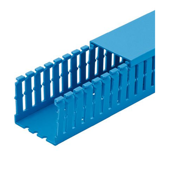 6FT 3.14x2.25 Panduct Type F PVC Narrow Finger/Slot Wiring Duct F2X3IB6 (Pack of 6 )