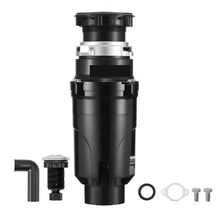 1/2HP 3450RPM Continuous Feed Garbage Disposal with EZ Connect Power Cord & Splash Guard for Kitchen Sinks
