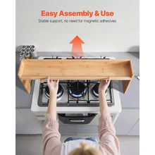 "Over Stove Spice Shelf with 6 Hooks - Kitchen Spice Organizer & Countertop Storage Solution Easy to Assemble"