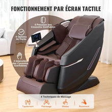 3D Shiatsu Massage Chair with SL Track Zero Gravity Auto Modes Heat Bluetooth Airbags & Foot Rollers