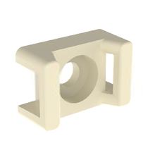 6 Hole Thread Size Nylon Screw-On Cable Tie Mount Natural TM2S6-M (Pack of 1000)