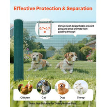 3 x 49.2 FT (15 m ) Plastic Mesh Fencing Garden Safety Fences Netting with Double-Spike Stakes For Temporary Fence with Posts
