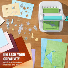 6-Inch Manual Die Cutting & Embossing Machine Opening Portable Full Kit (White)