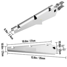 Heavy Duty 45° Barbed Wire Arms for 1-3/8" Chain Link Fence Top Rails Hot Dip (Pack of 10)