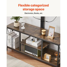 45In TV Stand with Mount for up to 75" TVs Entertainment Center with Power Outlet & LED Lights Adjustable Console 3-Tier Storage for Bedroom & Living Room