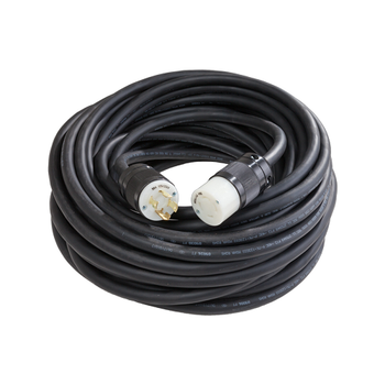 50' Ft 125/250V Extension Cord Cable 20A Twist-lock 12/4 Soow 6413