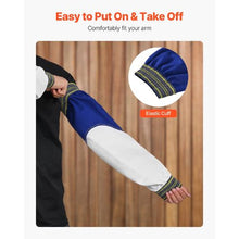 Heat Resistant Welding Arm Sleeves – Sheepskin Leather & FR Cotton Safety Sleeves with Elastic Cuffs
