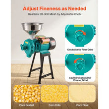 1500W Commercial Electric Grain & Spice Grinder – 110 lbs/H Cast Iron Pulverizer with Non-Slip Feet for Dry Grains & Coffee