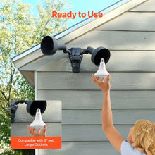 PAR38 LED Flood Light Bulbs1050LM 5000K Cool White Weatherproof Stepless Dimmable 15000H Lifetime (6 Pack)