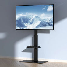 32-85" TV Stand Mount, Height Adjustable Portable Floor Stand Fits Screen Size: 81.3-215.9 cm