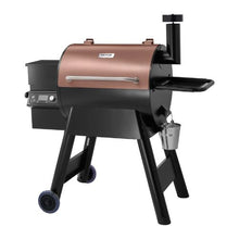 8-in-1 Wood Pellet Grill Smoker 575 sq. in. with LCD Screen Meat Probe 500°F Max Temperature – (Black)