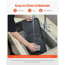 492x218 mm Black Reversible Iron Griddle for Indoor/Outdoor Stove Top Burner Gas Camping BBQ