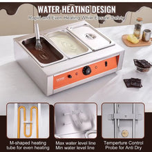 Chocolate Tempering Machine 26.5 Lbs 3-Tank Melter 1500W 86–185°F Temperature Control