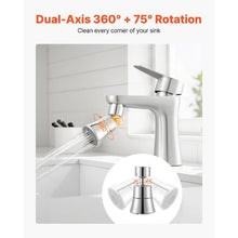 15/16" 360° Swivel Faucet Aerator, 5-Function Sink Sprayer Attachment with 55/64" Adapter