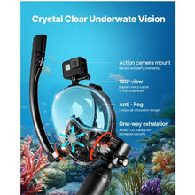 0.5L Scuba Tank Kit Portable Diving Cylinder with Snorkel Mask 5–10 Min Underwater Breathing