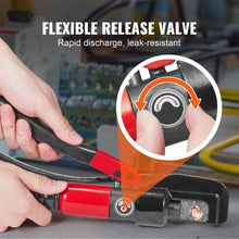 Hydraulic Crimping Tool 9 Dies AWG 12-2/0 Copper & Aluminum Lug Crimper Cutting Pliers