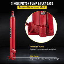 4 Tons Hydraulic Long Ram 8818 lbs Capacity with Single Piston Pump and Clevis for Garage & Shop
