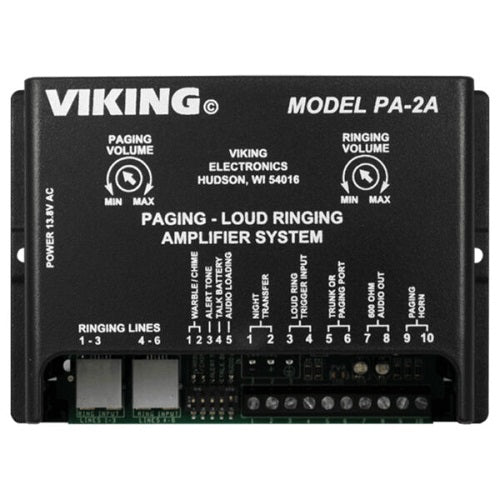 2-Watt Paging Amplifier and Loud Ringer VIK-PA-2A