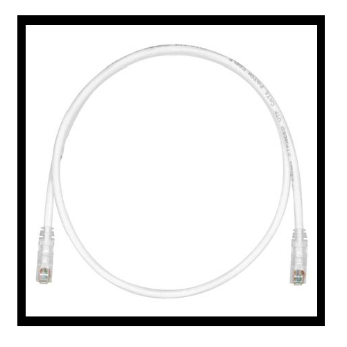 24 AWG Cat 6 UTP Copper 4M Patch Cord White UTPSP4MY