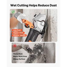 Wall Chaser 4800W 6800 RPM Concrete Groove Cutter 5 Blades Adjustable Handle