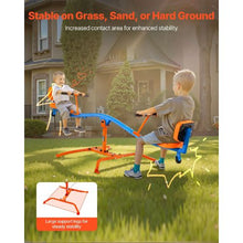 360° Swivel Kids Seesaw, Sit & Spin Teeter Totter, 300 lbs Capacity, Outdoor Toy for Ages 3+